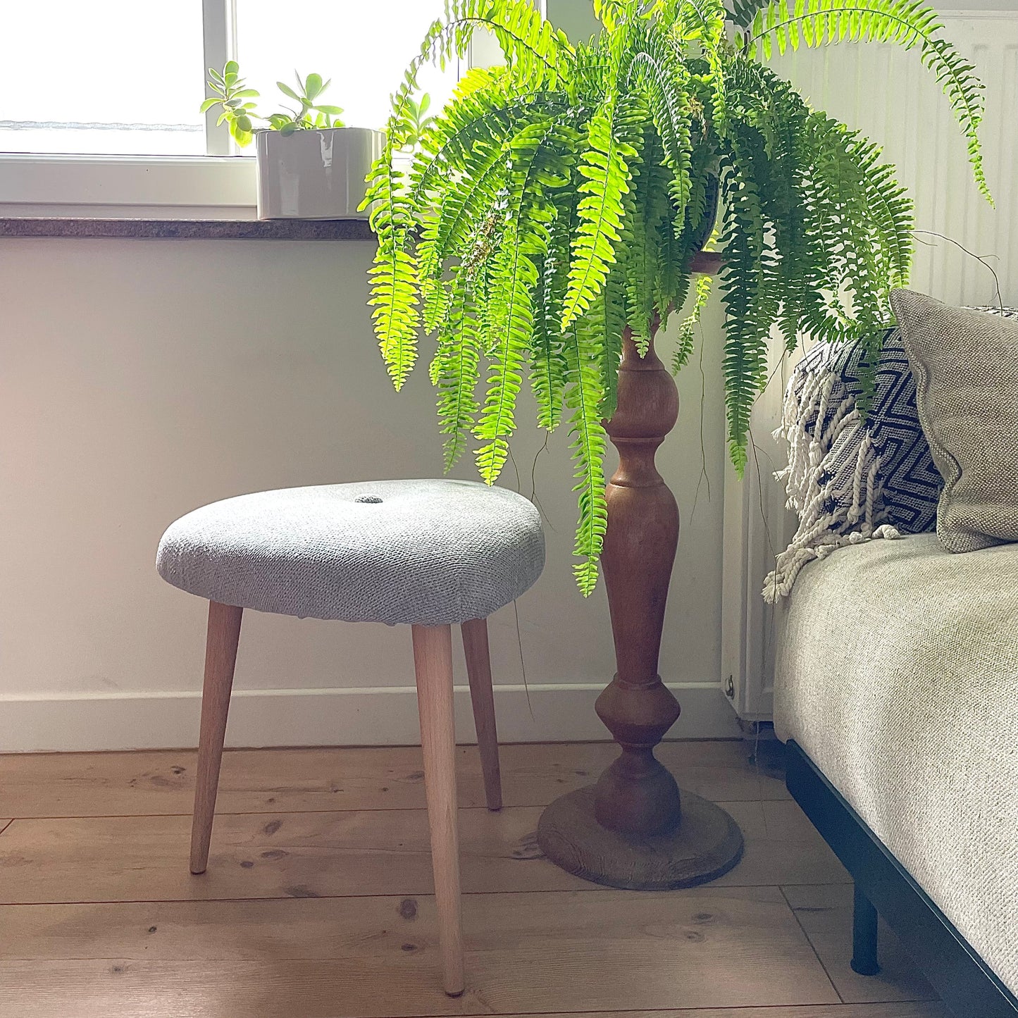 Hocker Sitzhocker Schemel gepolstert