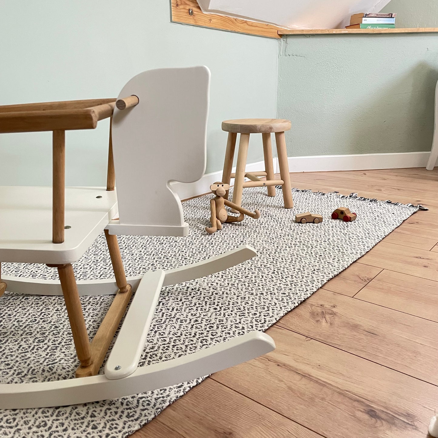 Kinderhocker Massivholz Ahorn