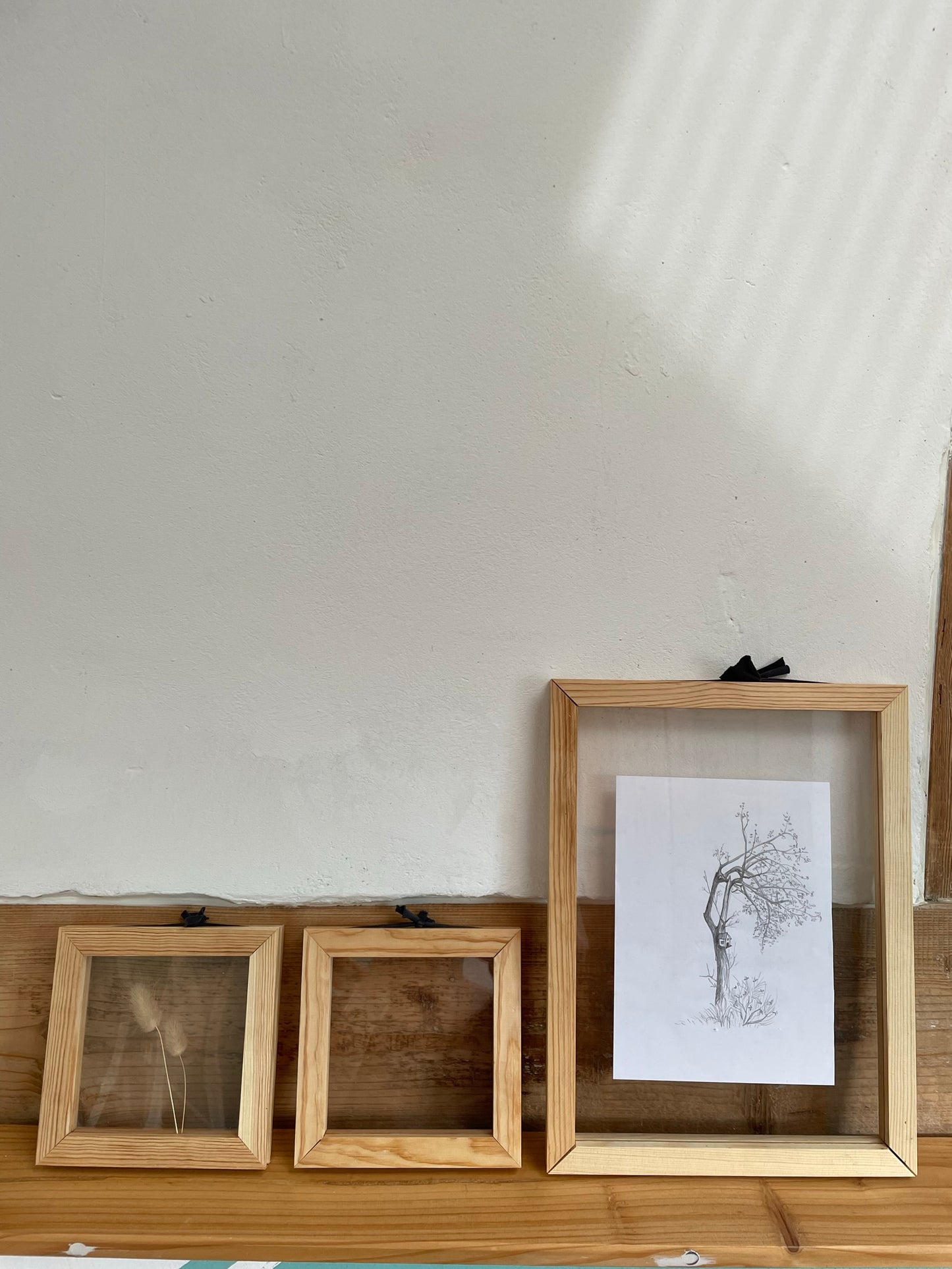 Rahmen aus recyceltem Holz