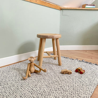 Kinderhocker Massivholz Ahorn