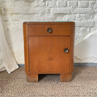 Nachttisch 50er Jahre aus Massivholz - individuell