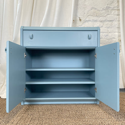 Schuhschrank Kommode hellblau