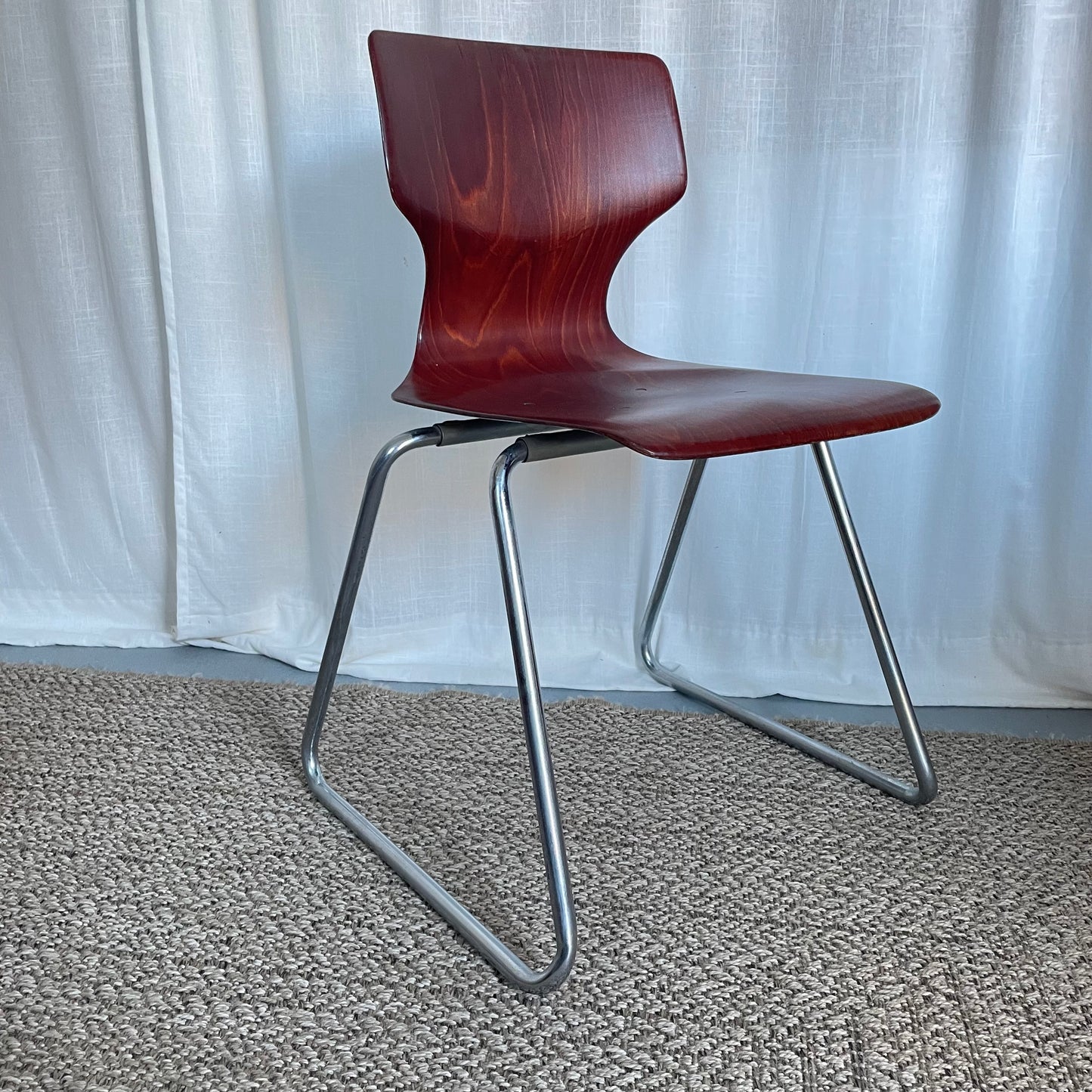 Vintage Kufenstuhl Flötotto Original