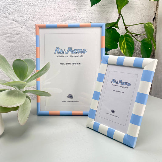 Re:Frame Bilderrahmen gestreift 24 x 18 cm (versch. Farben)