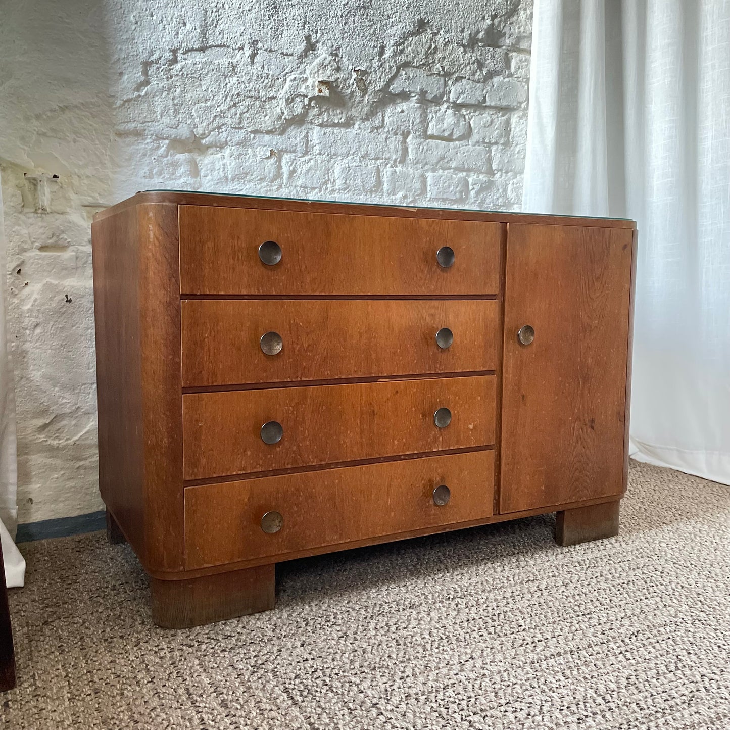Kommode 50er Jahre aus Massivholz - individuell