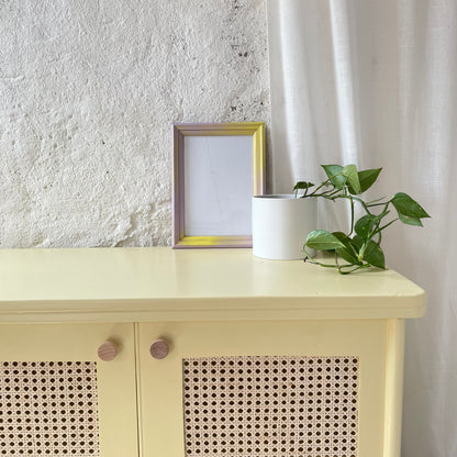 Kommode mit Wiener Geflecht | Vintage Landhausstil handaufgearbeitet