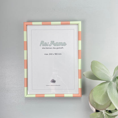 Re:Frame Bilderrahmen gestreift 24 x 18 cm (versch. Farben)