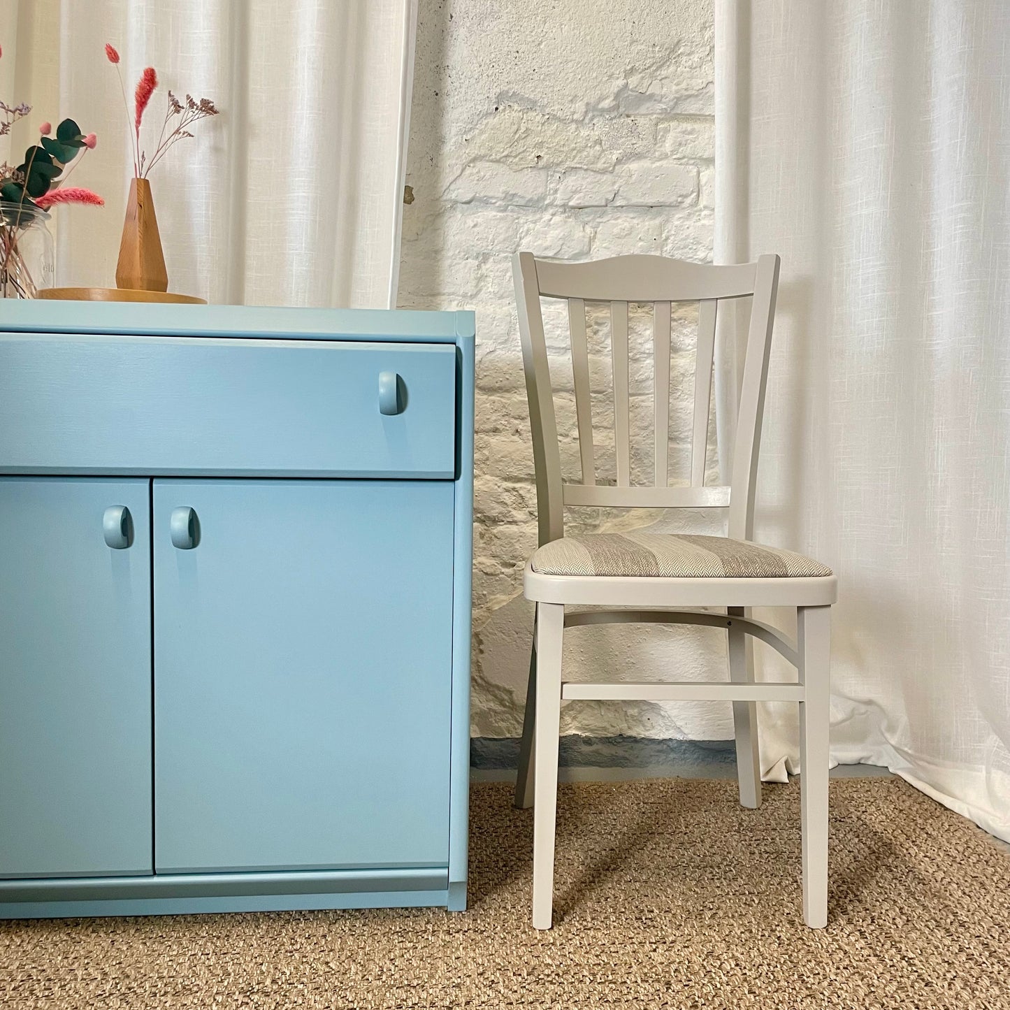 Küchenstuhl Massivholz Beige
