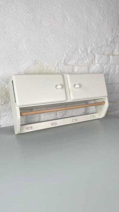 Vintage Küchenregal aus den 50er Jahren Wandregal mit Türen