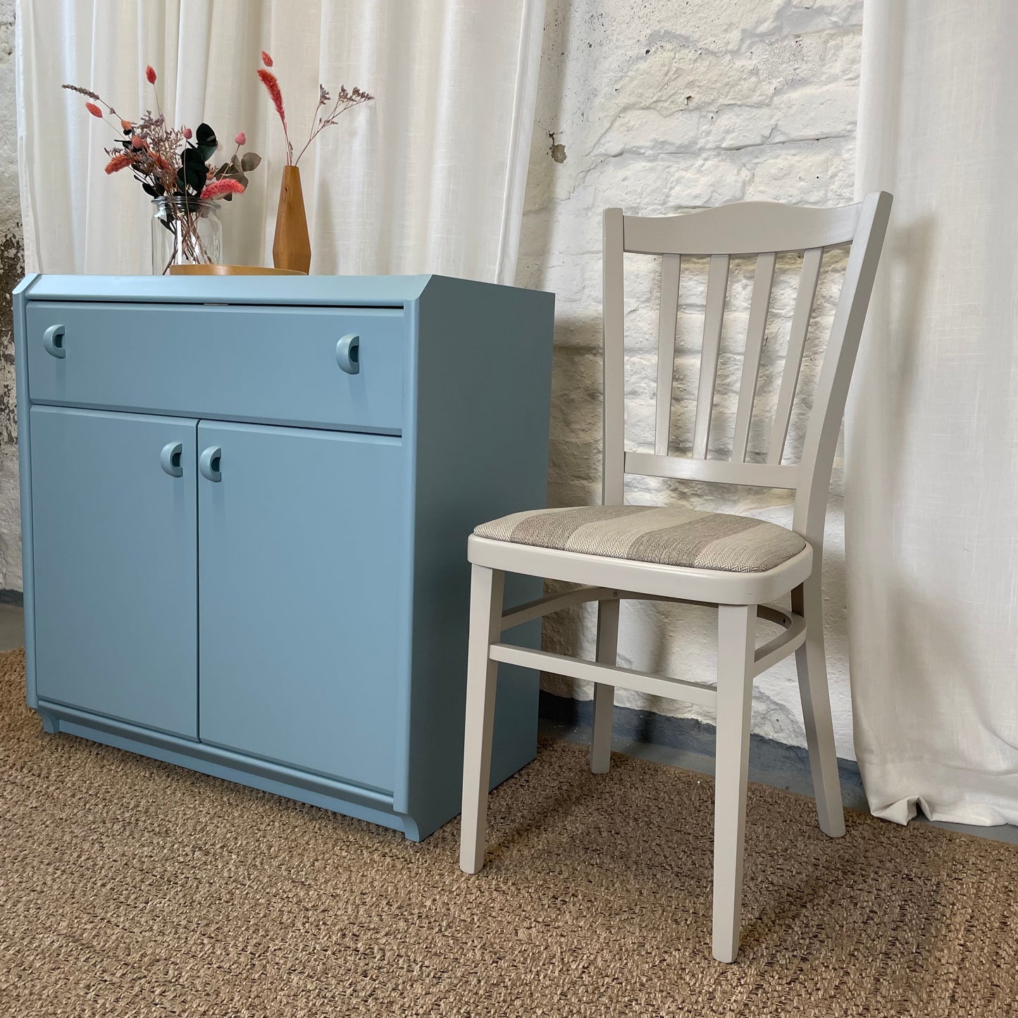 Küchenstuhl Massivholz Beige