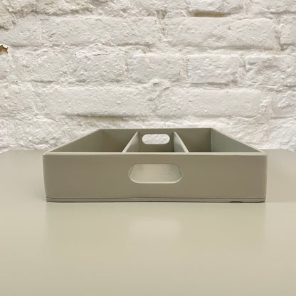 Stifteablage aus Holz Handaufgearbeiteter Secondhand Organizer