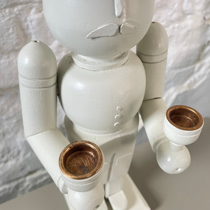 Figur Cremeweiß Kerzenhalter