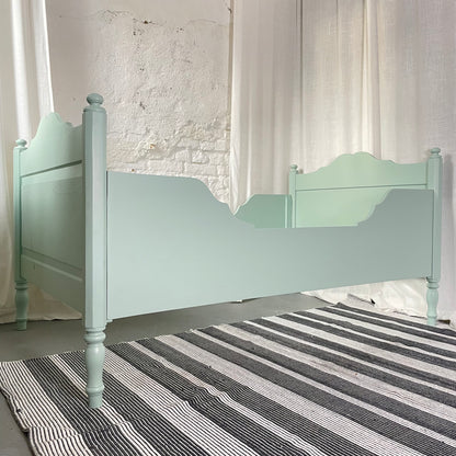 Kinder- und Jugendbettgestell Blaugrün