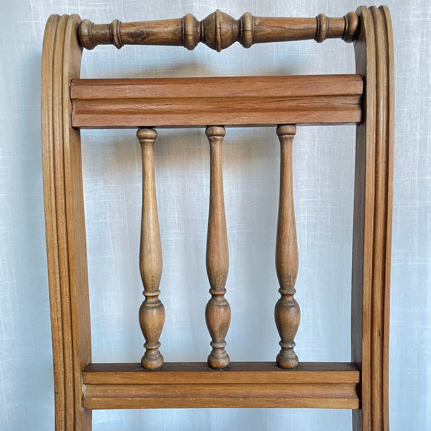 Holzstuhl Vintage mit Rohrgeflecht | Buche massiv