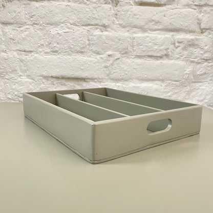 Stifteablage aus Holz Handaufgearbeiteter Secondhand Organizer