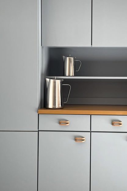 Vintageküche Hellerau Küche Besenschrank Küchenbuffet 70er Jahre