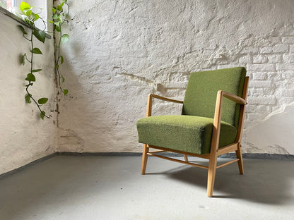Vintagesessel Polstersessel Cocktailsessel 50er Jahre grün