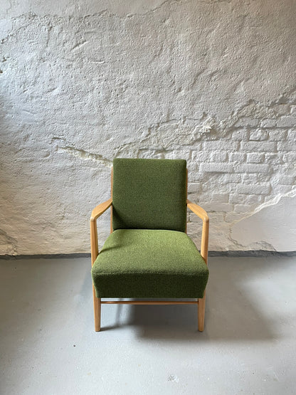 Vintagesessel Polstersessel Cocktailsessel 50er Jahre grün